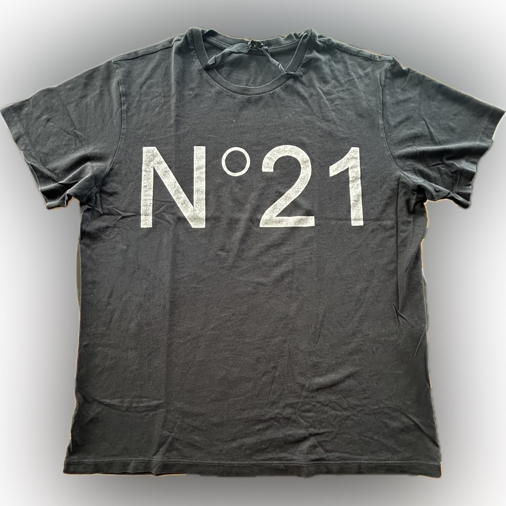 N°21 Logo T Shirt Adult Medium  N21 Numero Ventuno  Made In Italy